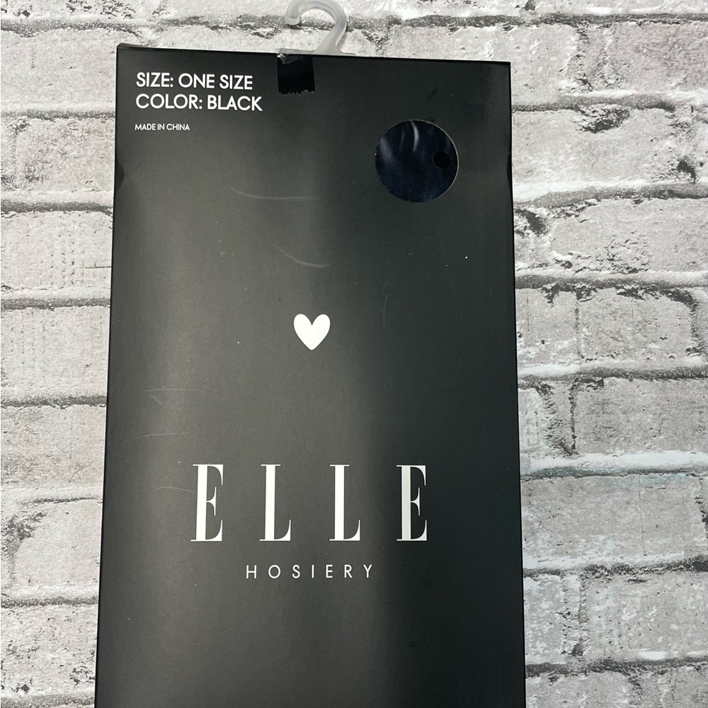 Elle Classic Black Hosiery.